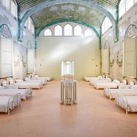 El Pabellón de Sant Rafael del Recinto Modernista de Sant Pau se convierte en una sala de pacientes de los años 20 