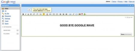 Adiós Google Wave: el proyecto es abandonado