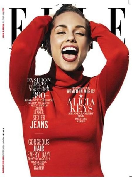Alicia Keys hace méritos para león de la Metro Golden Mayer en la portada de ELLE
