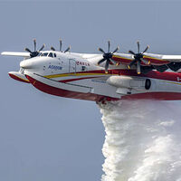 China puede presumir de su 'Dragón de Agua': el avión anfibio más grande del mundo, tan grande como dos bombarderos de agua del Ejército del Aire español
