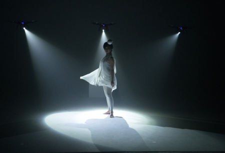 Esto es lo último y más sorprendente en iluminación: los drones