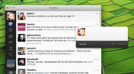 El cliente oficial de Twitter para OS X puede tener los días contados
