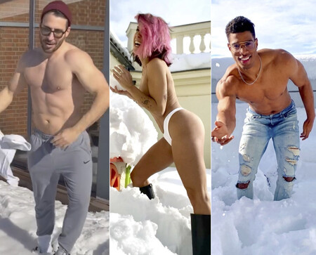 ¡En bolas van! Miguel Ángel Silvestre, Lorena Castell o Jorge Javier: 8 nuevos famosos desnudos por Madrid durante el temporal Filomena