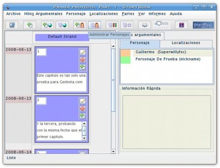 StorYBook: asistente de creación de obras para escritores y novelistas