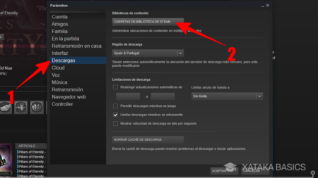 Se puede jugar en Steam con los juegos en una memoria externa?