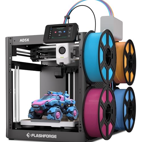 Impresora 3D Flashforge Adventurer 5X con Impresión Multicolor