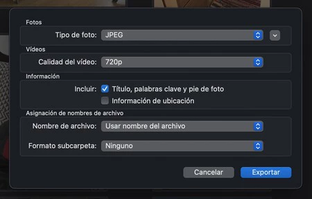 Fotos Mac Exportar 2