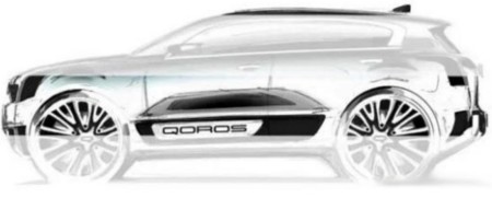 Qoros 2 SUV Concept, camino del Salón de Shanghái