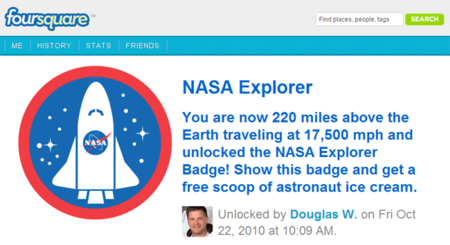 La Imagen de la Semana: Foursquare permite hacer check-ins en la Estación Espacial Internacional