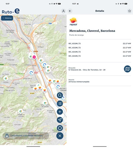 Búsqueda de estación de servicio para motores eléctricos