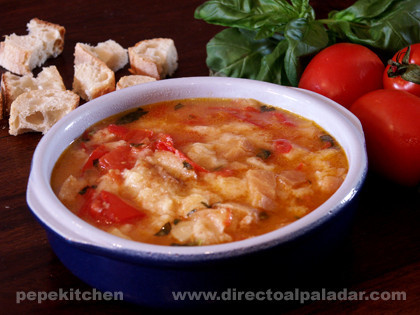 Pappa al pomodoro. Receta