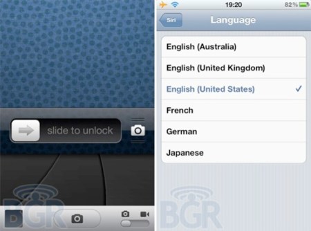 Primeras filtraciones de iOS 5.1: nueva pantalla de desbloqueo y Siri aprende idiomas