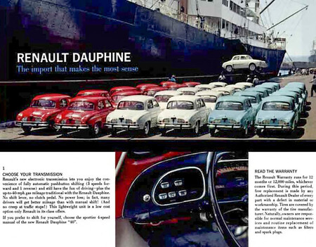 Para-choques cromados, faróis maiores e até mesmo uma transmissão automática (com botões). A Renault acreditava ter adaptado com sucesso o Dauphine ao mercado americano.
