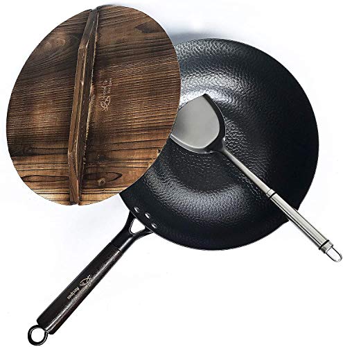 Souped Up Recipes - Wok de acero al carbono 