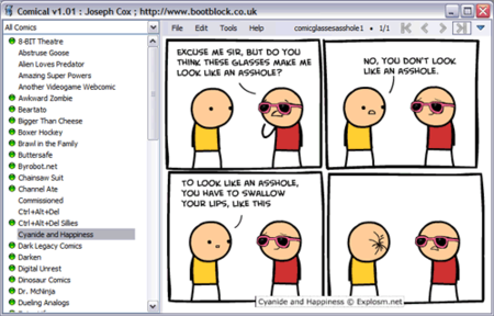 Comical, todos los web cómics en tu escritorio