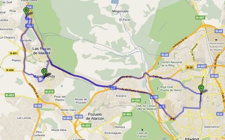 Recorrido interurbano