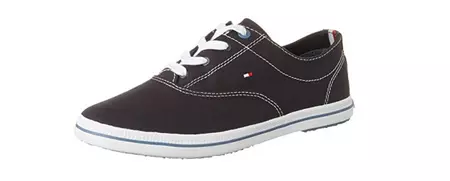 Por sólo 31,78 euros podemos hacernos con estas zapatillas de lona para mujer Tommy Hilfiger en Amazon. Envío gratis