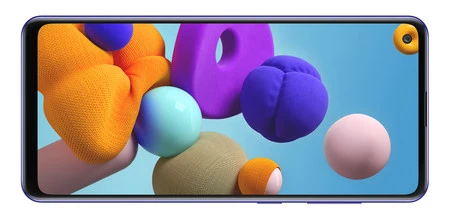 Galaxy A21s ブルーフロント