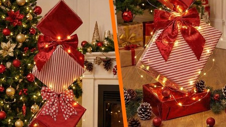 Usa las cajas que ya no quieres para crear un árbol de Navidad: fácil, económico y alegre para decorar tu casa