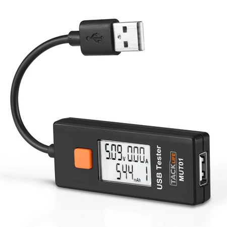 Cupón de descuento de 5 euros en el medidor Tacklife MUT01 USB: ahora cuesta 6,99 euros en Amazon 