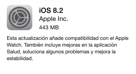 iOS 8.2 y su compatibilidad con Apple Watch ya está disponible para todos