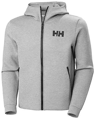 Helly Hansen Hombres Chaqueta HP Ocean FZ 2.0, Gris Melange, L