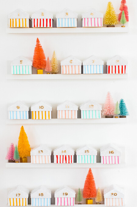 Diy Mini House Advent Calendar 9