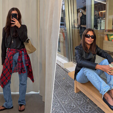 Regresan los pantalones pitillo azules: tres modelos de Mango, Massimo Dutti y Zara inspirados en las mujeres que mejor visten en París y Milán