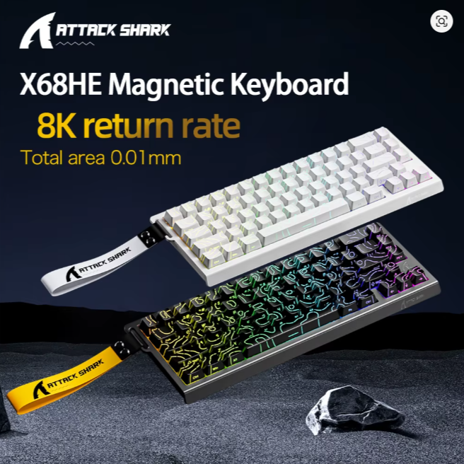 Teclado Mecânico ATTACK SHARK X68HE X68Pro He
