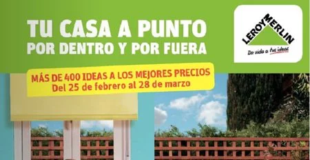 Tu casa a punto con grandes descuentos en Leroy Merlin