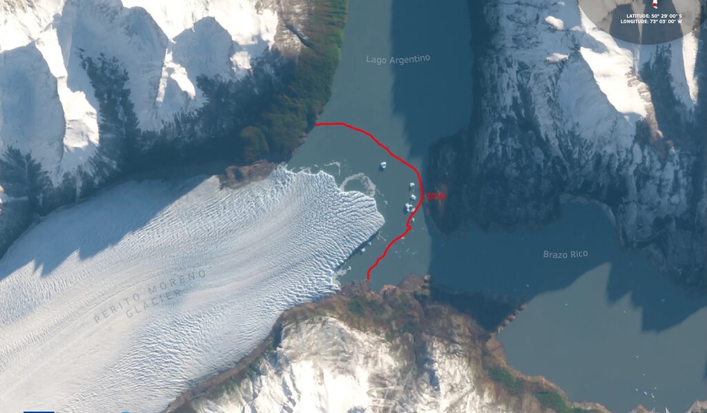Creíamos que el glaciar Perito Moreno era invencible. Los satélites acaban de demostrar que nos equivocábamos