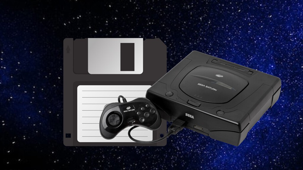 Por loco que parezca, la Saturn de SEGA tuvo un lector de disquettes externo. ¿Para qué? Por loco que parezca, la Saturn de SEGA tuvo un lector de disquettes externo. ¿Para qué?