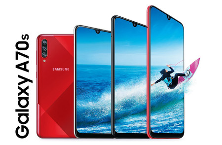 Samsung Galaxy A70s: el primer Samsung con cámara de 64 MP incluye carga rápida y lector de huellas en pantalla