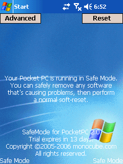 SafeMode, arranca el móvil en modo a prueba de fallos
