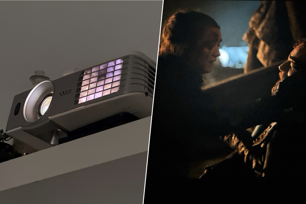 Creía que tenía todo un cine en casa con un proyector barato. Hasta que gasté lo mismo en un proyector de segunda mano 