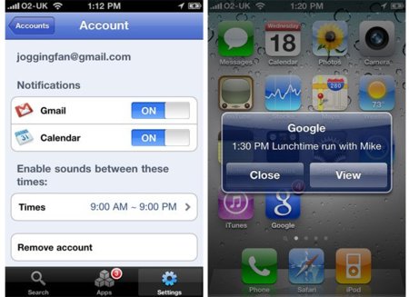 Google actualiza su aplicación para iOS y añade notificaciones Push