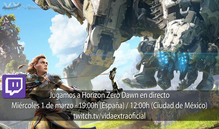 Jugamos en directo a Horizon Zero Dawn a las 19h (las 12h en Ciudad de México)