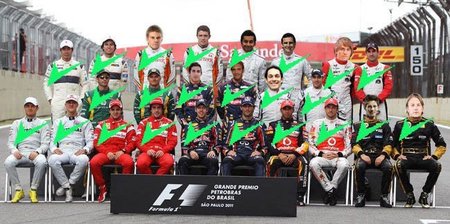 Así está la parrilla 2012 de Fórmula 1