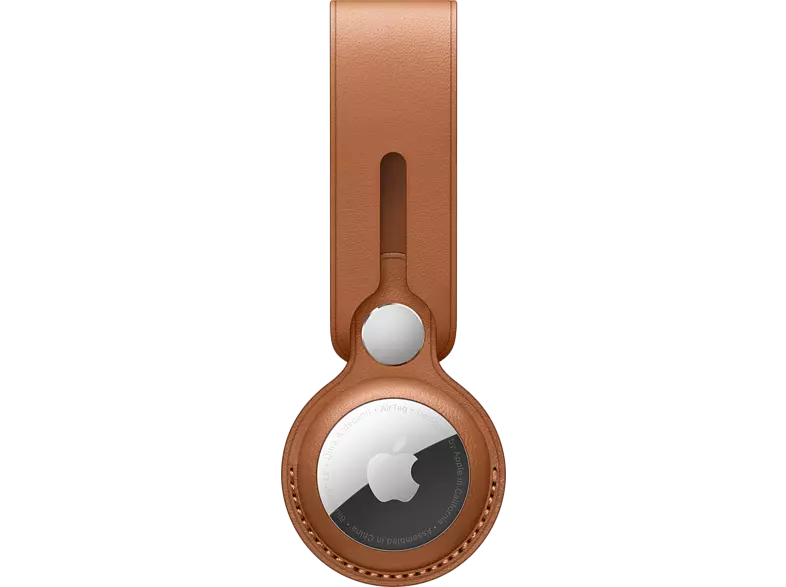 Correa - Apple AirTag MX4A2ZM/A, Correa de piel, Marrón caramelo