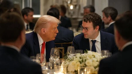 Dario Amodi and Donald Trump
