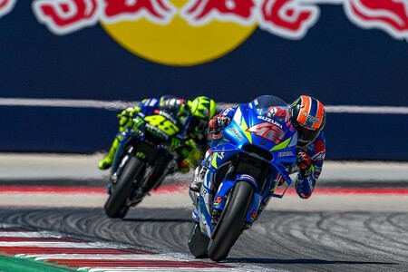 Rins Rossi Austin Motogp 2019