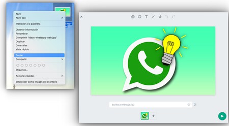 Copy Images Whatsapp Web