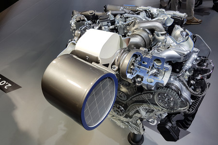 Filtro anti partículas y catalizador