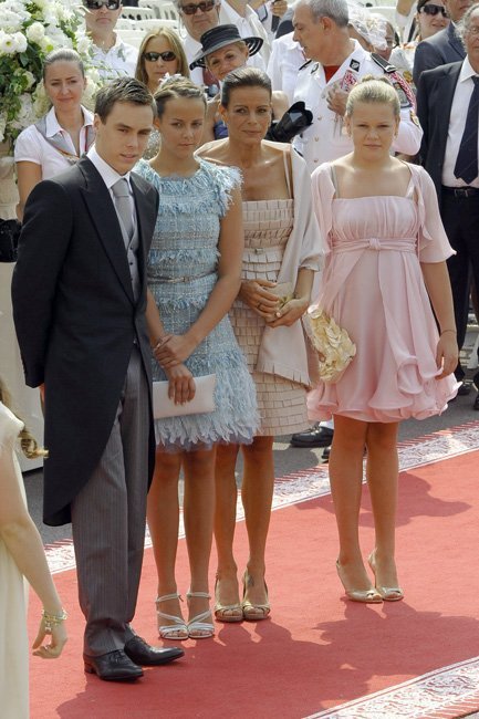 Ay que ver qué monos se van de boda los de la familia real monegasca