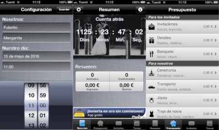 MyWedding, organiza todos los detalles de tu boda desde el iPhone