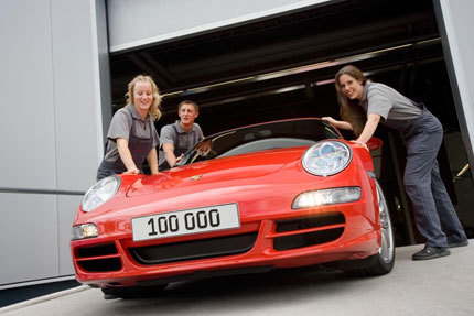 Sale de fábrica el Porsche 911 (997) número 100.000