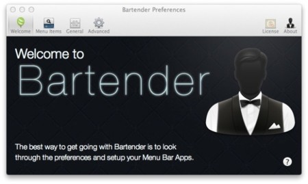 Bartender, control para los ítems de la barra de menú de Finder