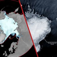 Las imágenes de satélite lo confirman: el terrible récord histórico en el Ártico, con la menor extensión de hielo en 47 años