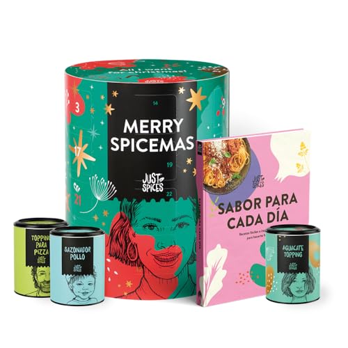 Just Spices Calendario de Adviento Grande 2023 I Con libro de cocina