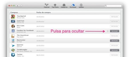 Ocultar aplicaciones